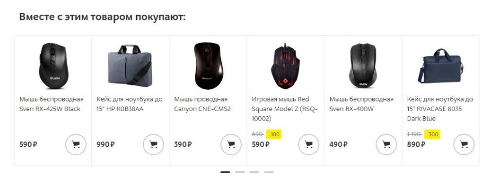 Cross-sell и up-sell перелинковка