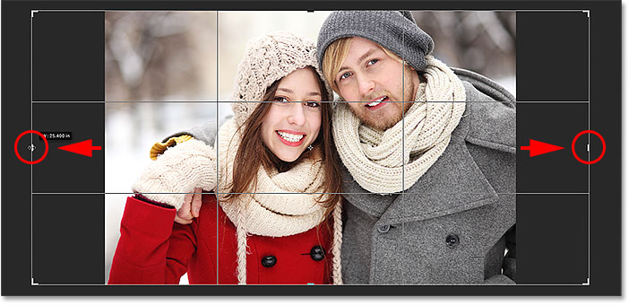 Adding extra space to the let and right sides of the image. Image © 2016 Photoshop Essentials.com