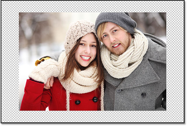 The result after applying the crop. Image © 2016 Photoshop Essentials.com
