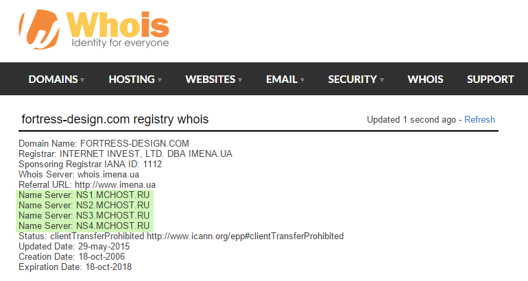 whois